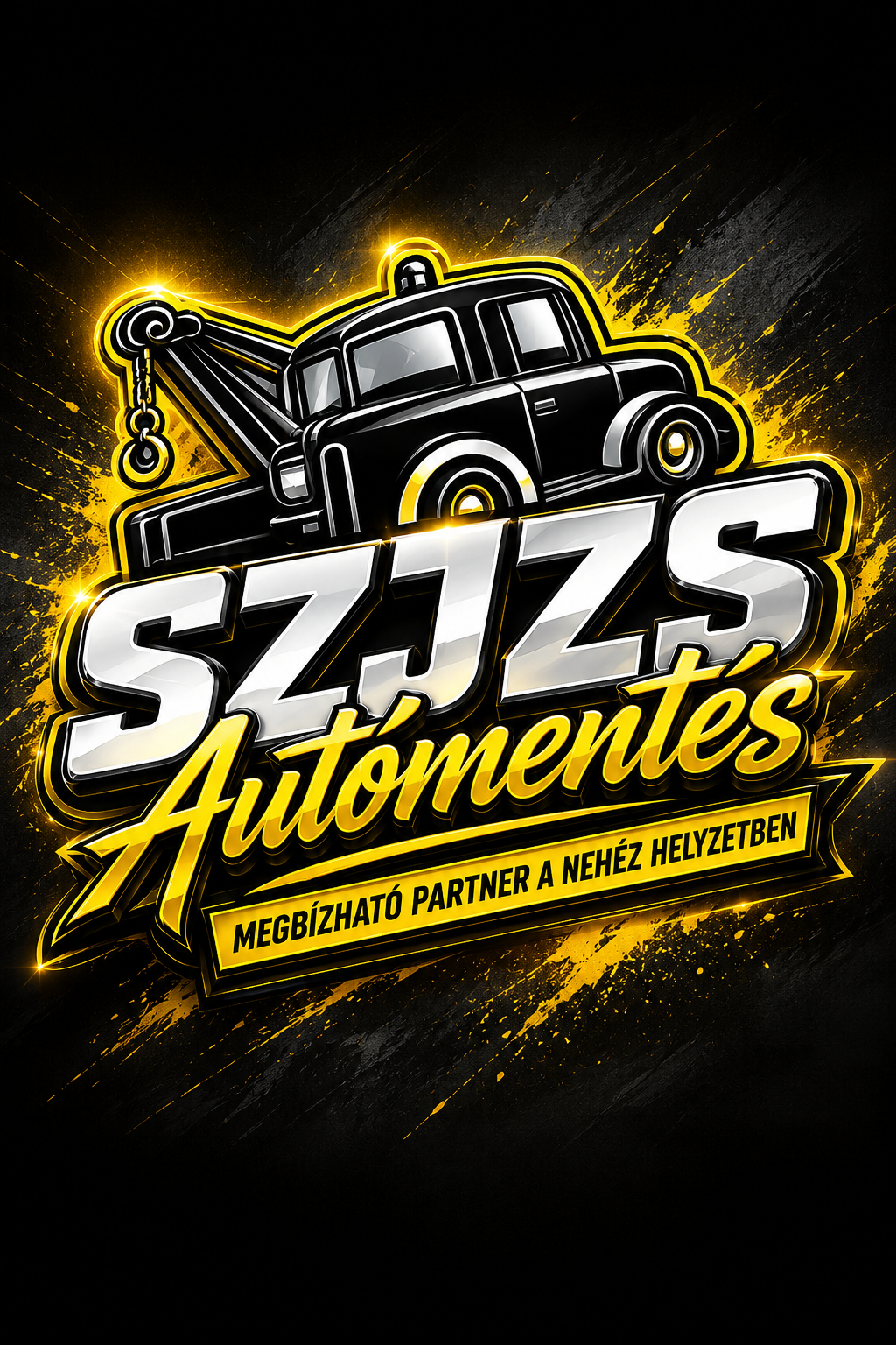 SZJZS Autómentés logó